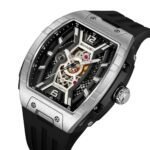 SKMEI - M033 - Phantom Automatic Skeleton Watch - silver