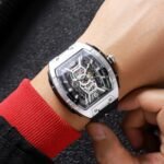 SKMEI - M033 - Phantom Automatic Skeleton Watch - silver - Image 4